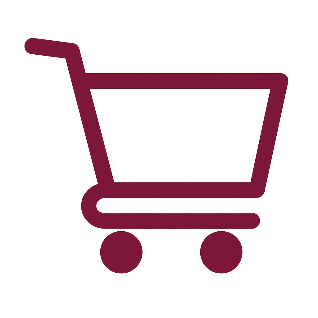 Red shopping cart